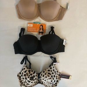 3 36B Ambrielle & Warners bras NEW!